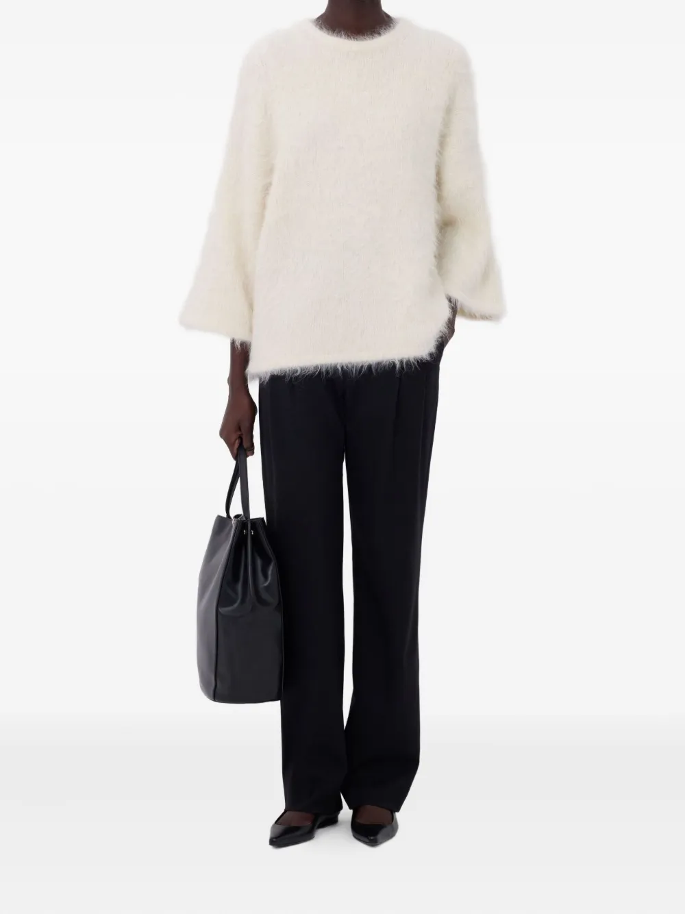 LouLou de Saison bell-sleeve sweater | Knitted Sweaters | Image 2