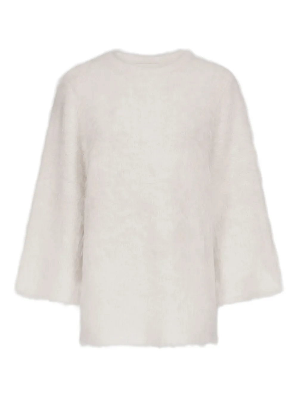 Loulou De Saison Bell-sleeve Sweater In White