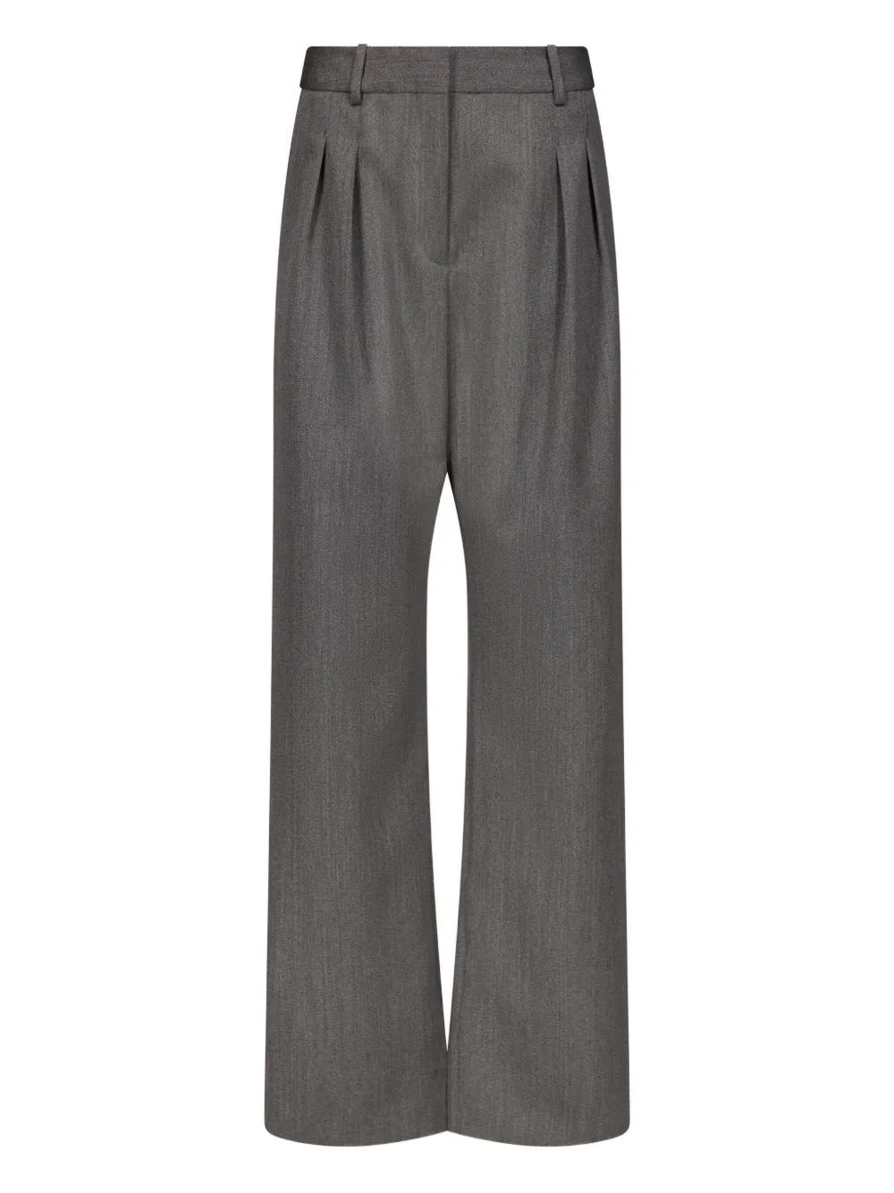 LouLou de Saison Pantaloni Tara con pieghe - Grigio