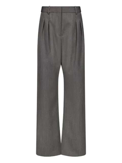 LouLou de Saison Tara double-pleated wool trousers