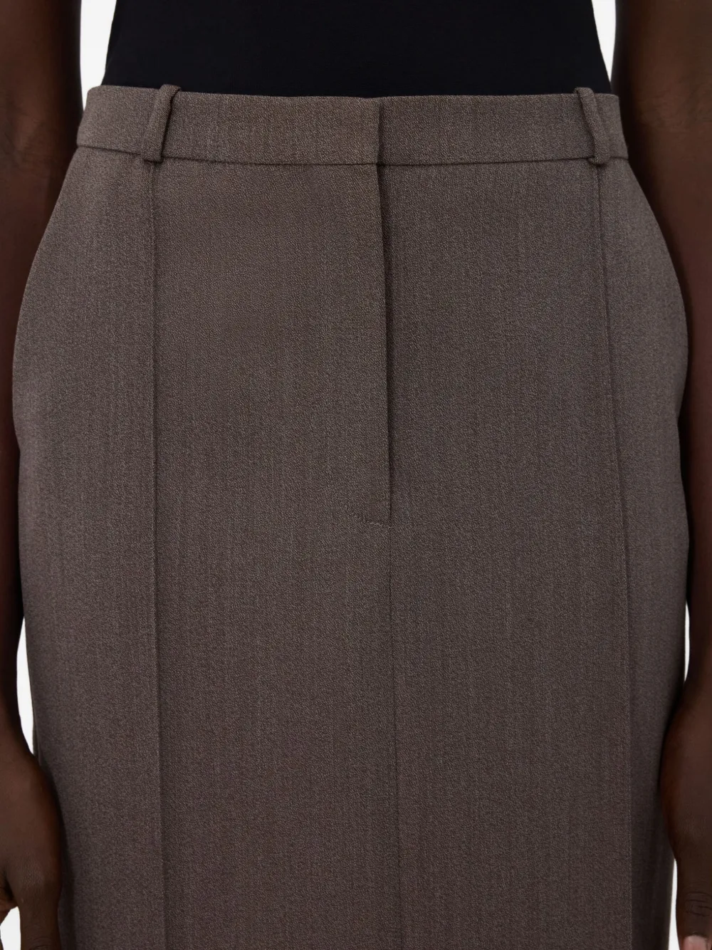 LouLou de Saison Vera maxi-rok Bruin