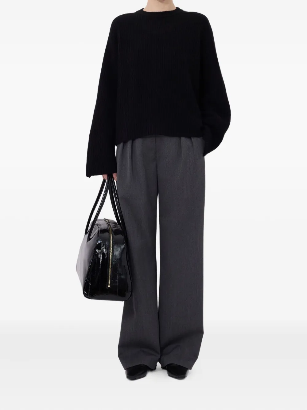 LouLou de Saison AXEL ribbed sweater | Knitted Sweaters | Image 2