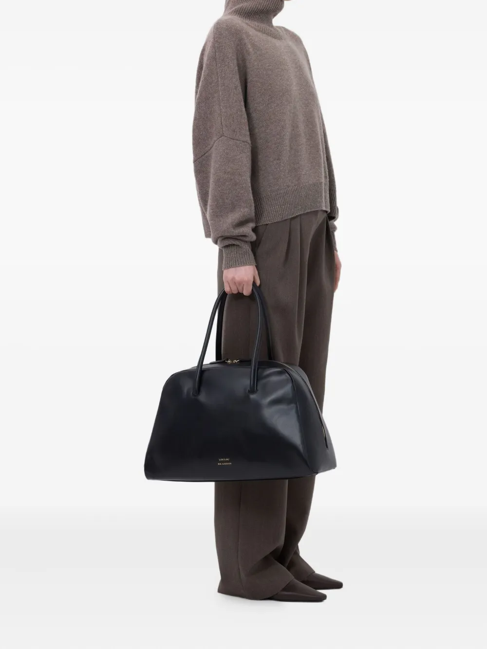 LouLou de Saison Luke ribbed-collar wool sweater | Knitted Sweaters | Image 2