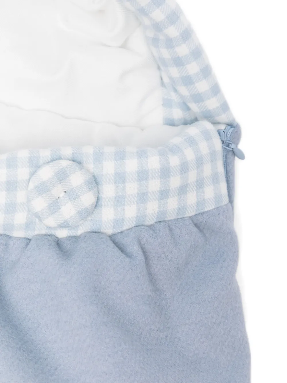 La Stupenderia hooded gingham-pattern sleep bag | Image 2