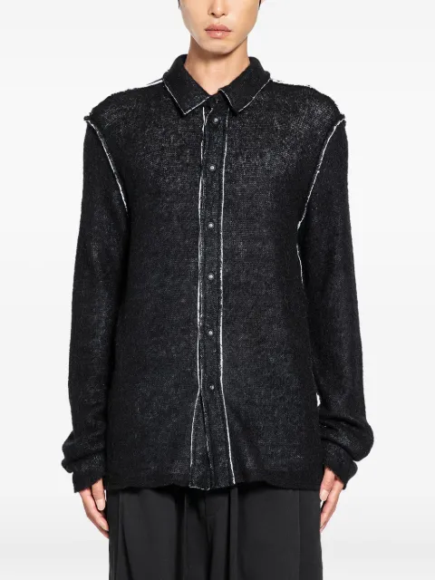 Andrea Ya'aqov camisa tejida manga larga