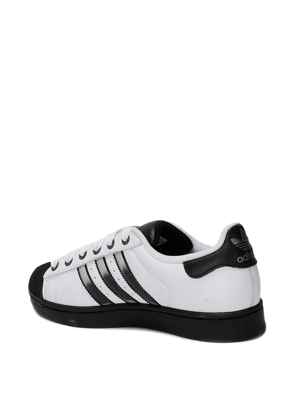 adidas Superstar II shell-toe striped sneakers White