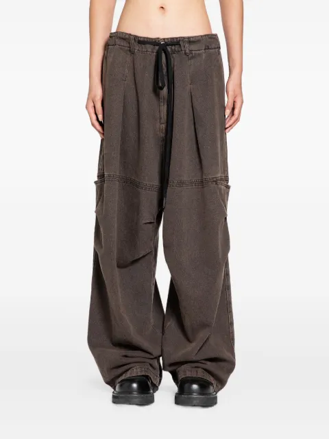 Andrea Ya'aqov belt-detail cotton jeans