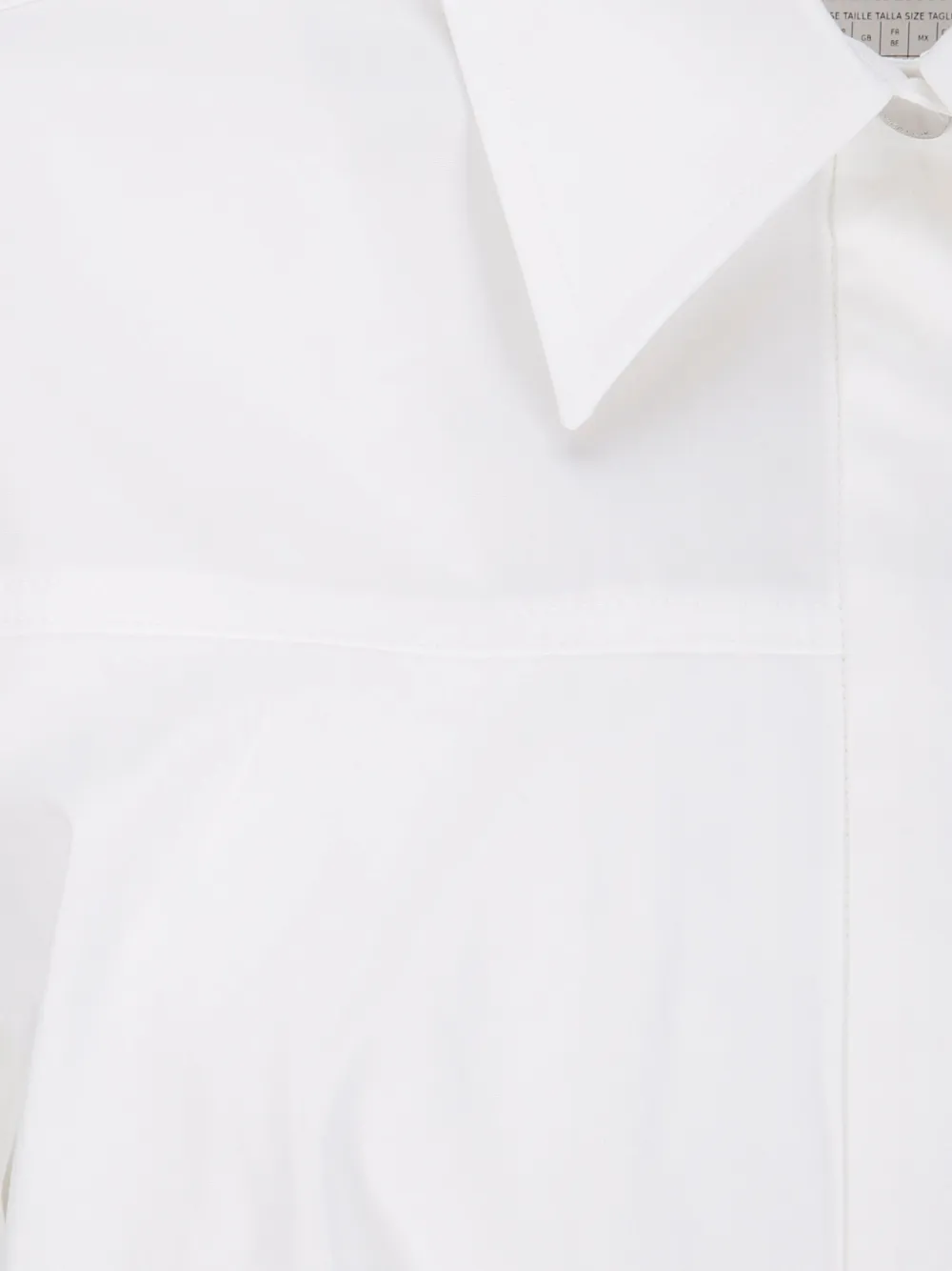  Sportmax Button-cuff Cropped Shirt - White 