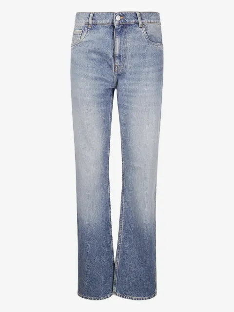 Coperni leather-belt pocket jeans