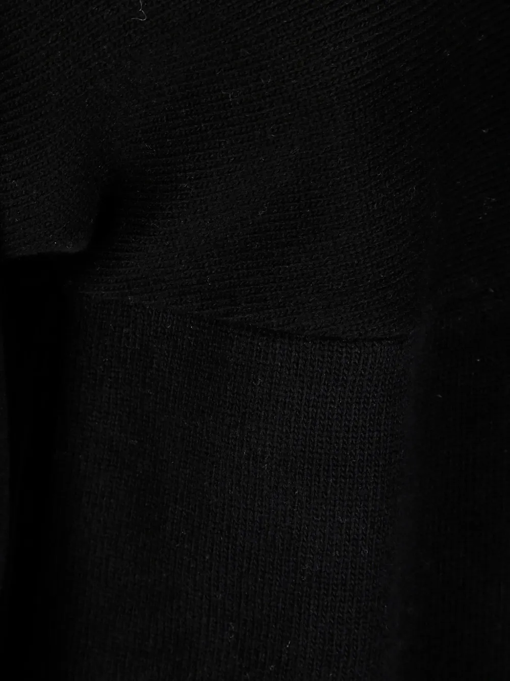 Stefano Mortari V-neck Sweater With Asymmetrical Hem In Black
