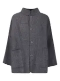 Labo Art mandarin-collar buttoned-up jacket - Grey