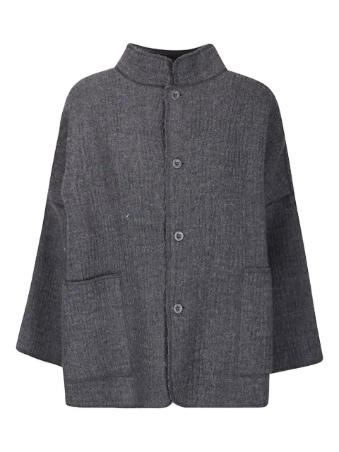 Labo Art mandarin-collar buttoned-up jacket