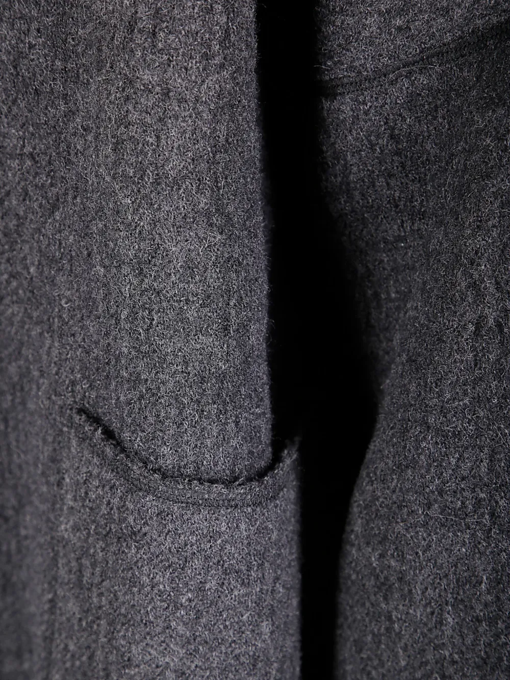 Labo Art Mandarin-collar Buttoned-up Jacket In Gray