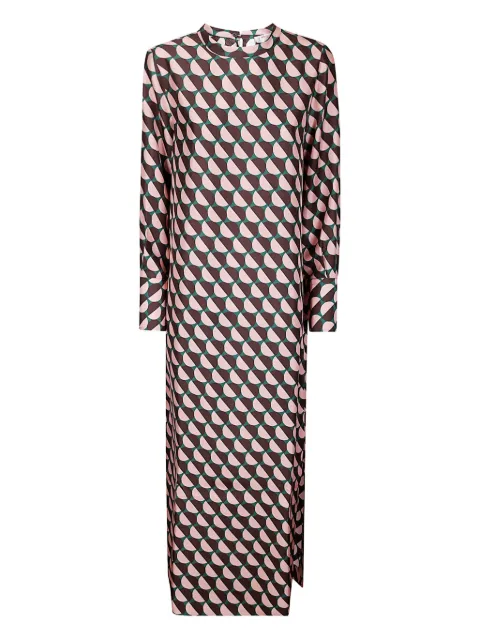 Alberto Biani geometric-print dress