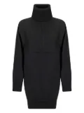 Stefano Mortari turtleneck mini dress - Black