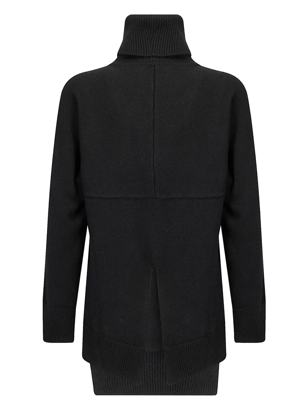 Stefano Mortari turtleneck mini dress - Zwart