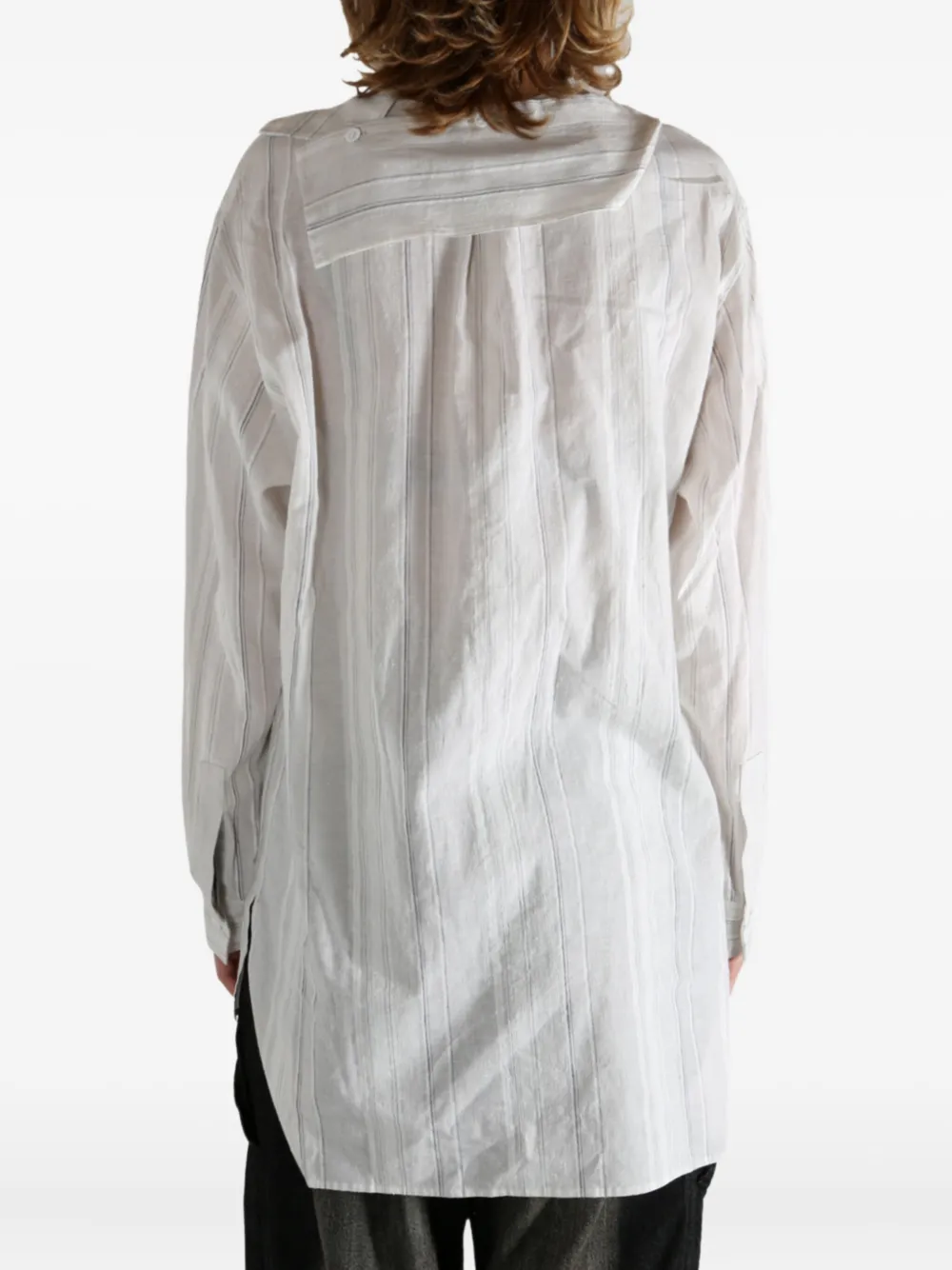 Y's Striped Shirt In White