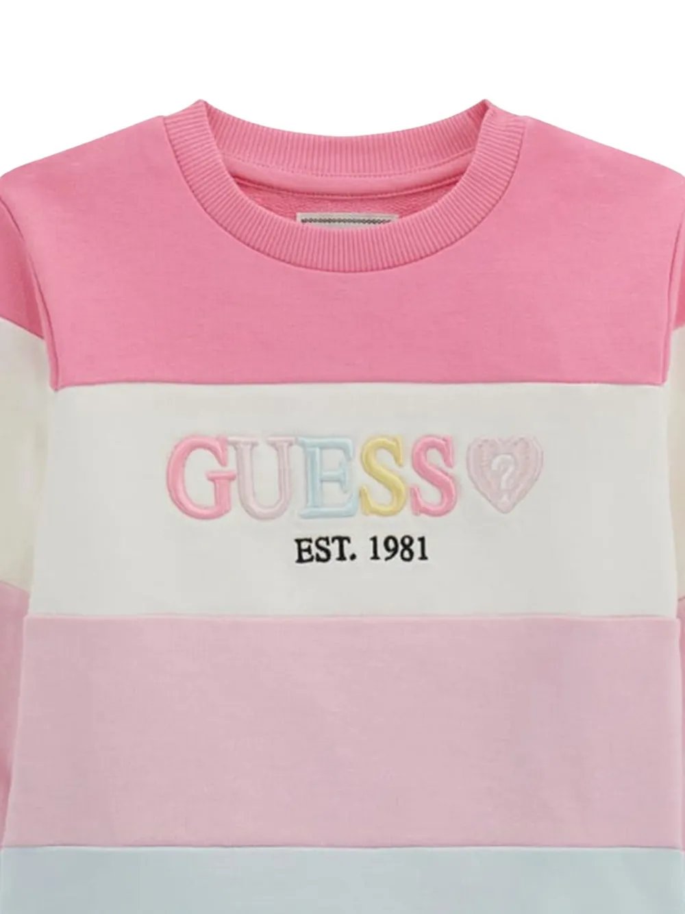 guess kids striped sweater Roze