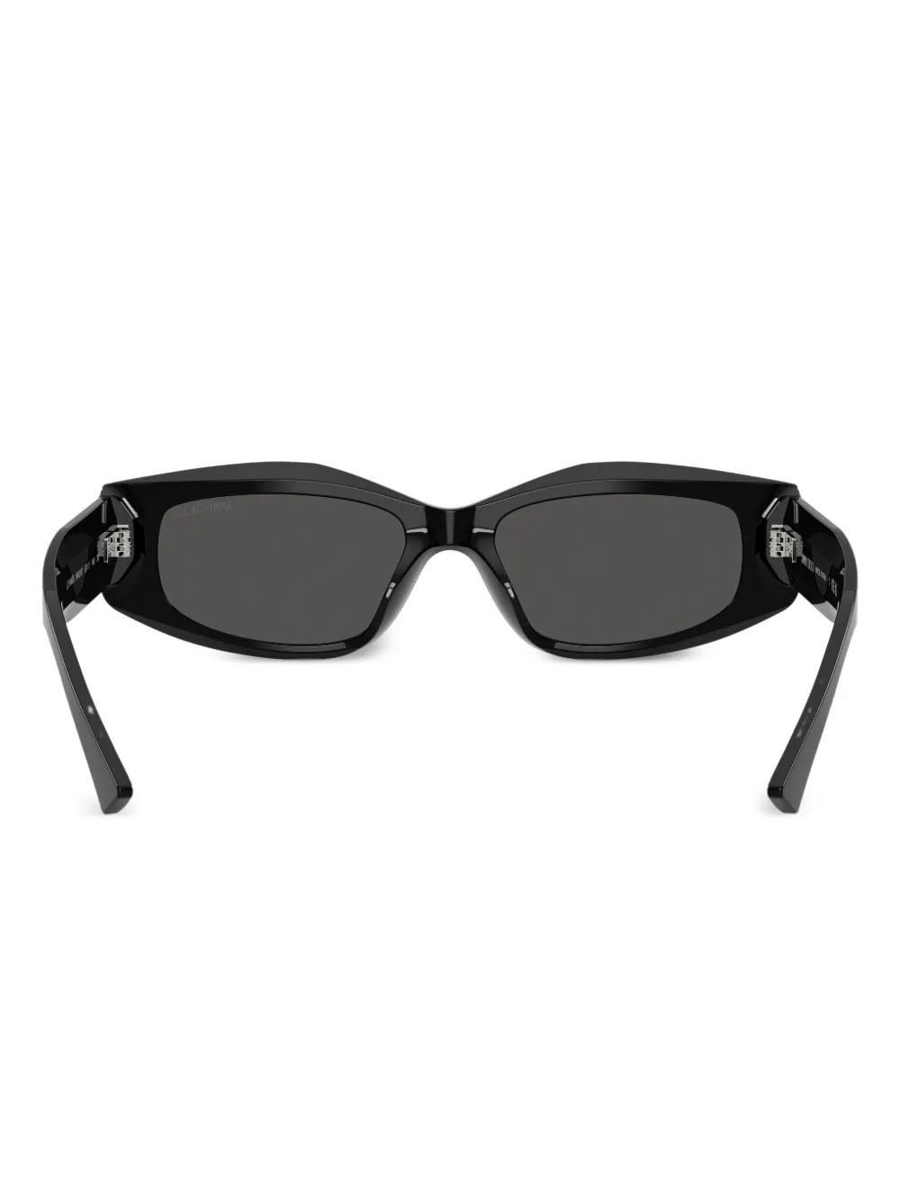 Jimmy Choo Geometric-frame Sunglasses In Black