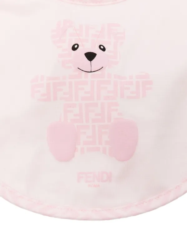 Fendi Kids モノグラム スタイ セット | ピンク | FARFETCH JP