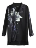 Y's graphic-print shirt - Black