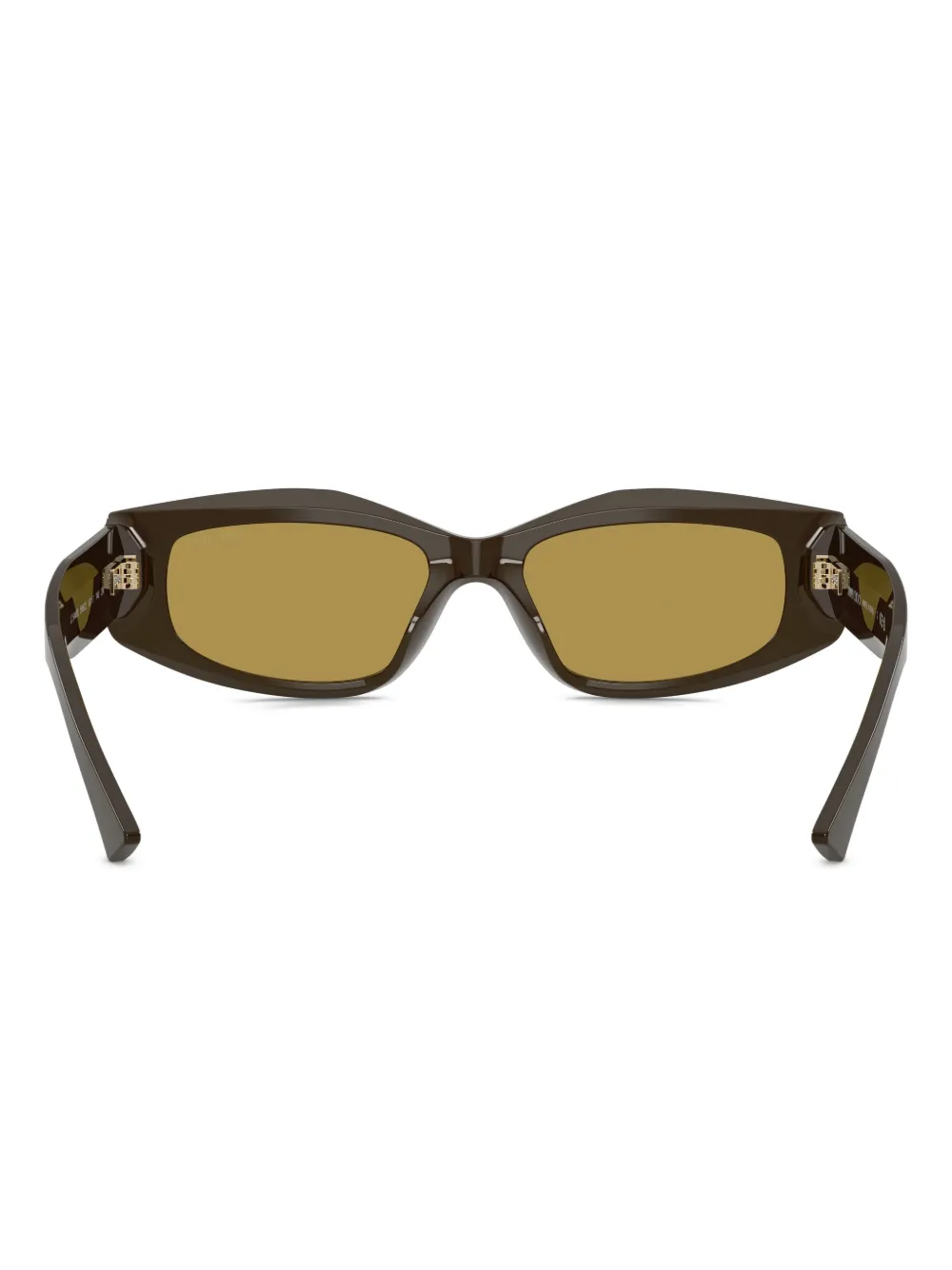 Jimmy Choo Geometric-frame Sunglasses In Green