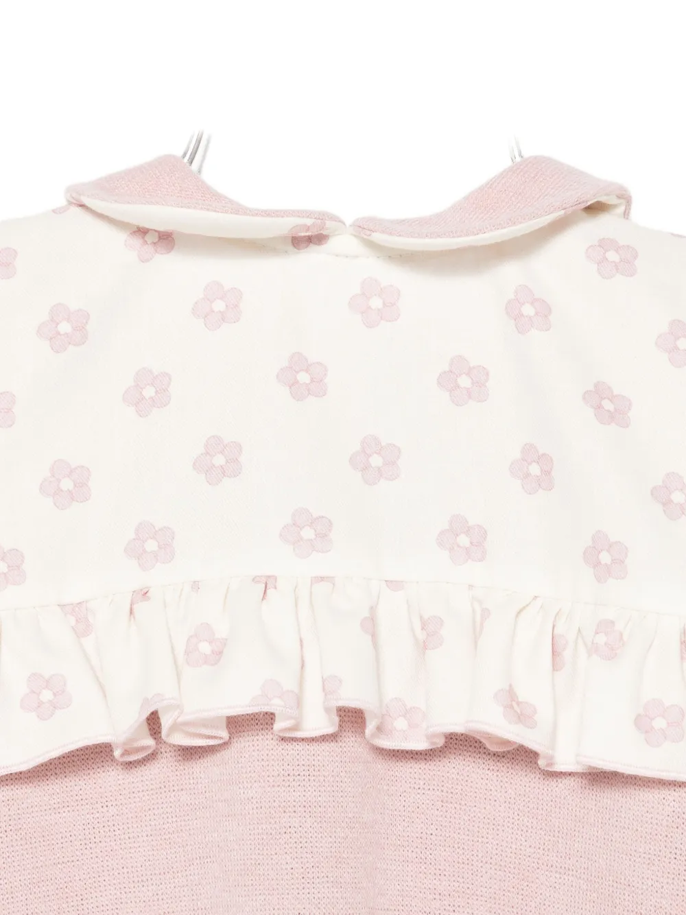 La Stupenderia Floral-print Ruffled Rompers In Multi