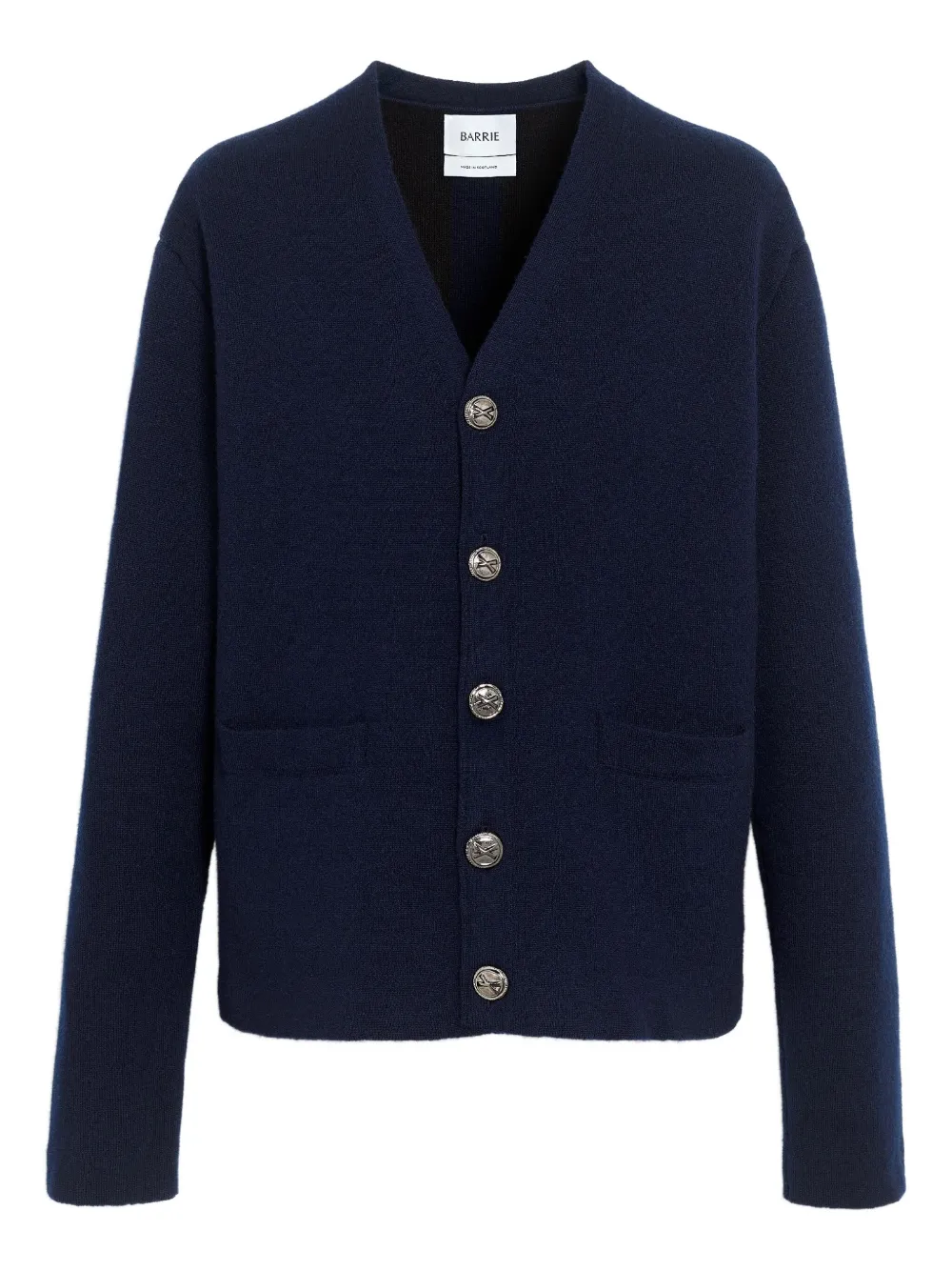 Barrie V-neck button cardigan | Blue | Image 1