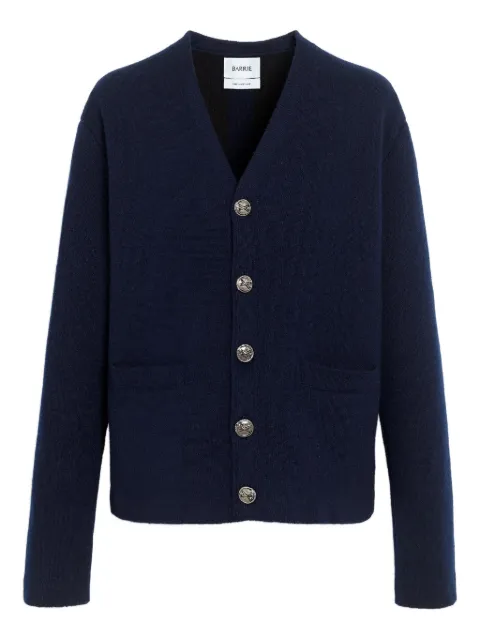 Barrie V-neck button cardigan