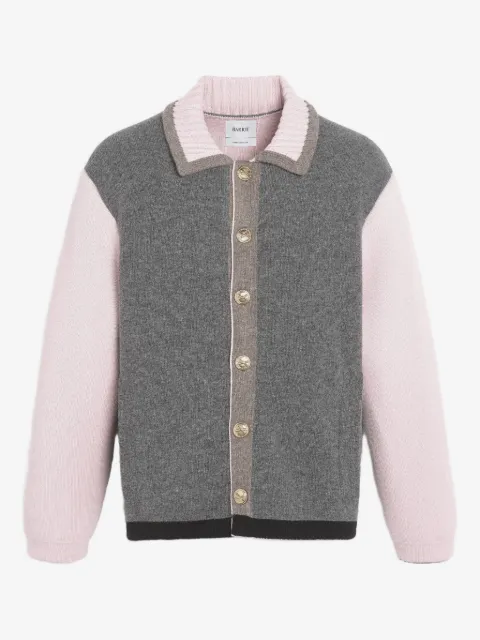 Barrie colour-block buttoned cardigan