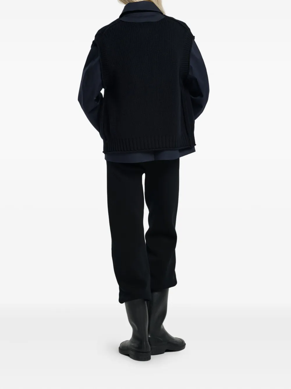 Barrie Regenjas met kasjmier vlakken Blauw