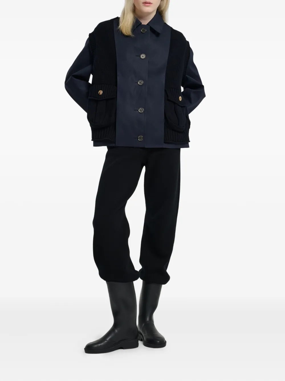 Barrie cashmere-paneled cotton raincoat | Trench Coats & Raincoats | Image 2