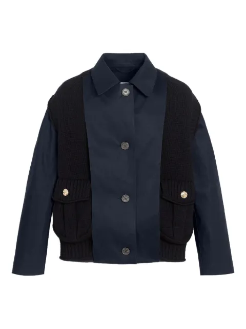 Barrie impermeable con paneles de cachemira