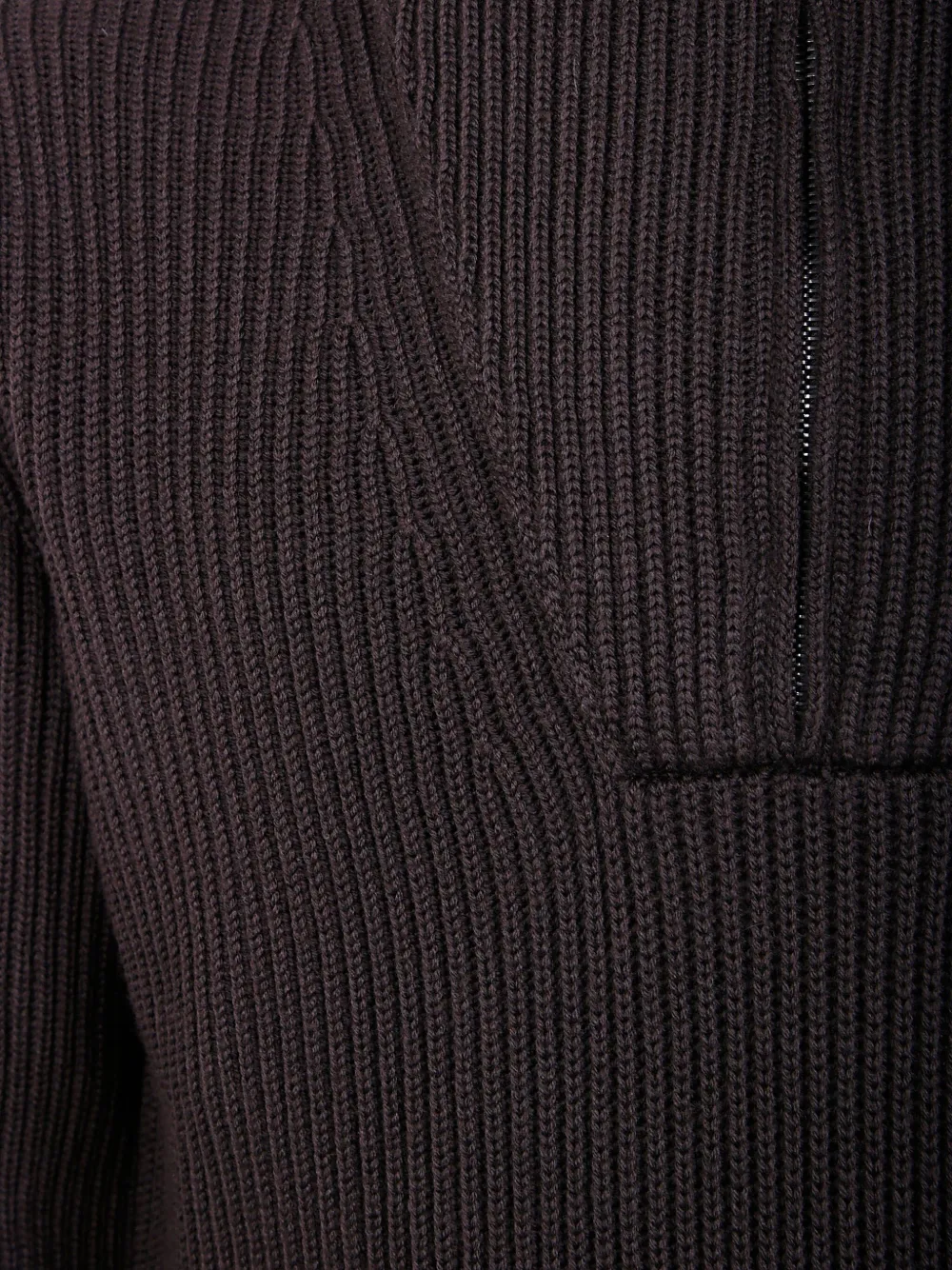 Filippo De Laurentiis Half Zip Sweater Clothing In Brown