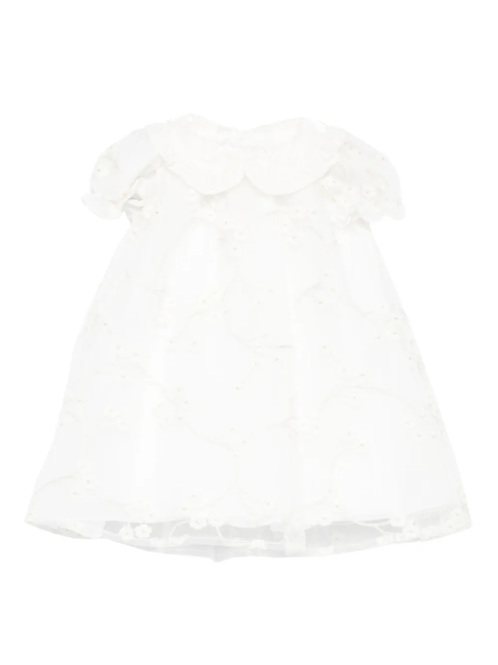 La Stupenderia vestido bordado | blanco | Image 1