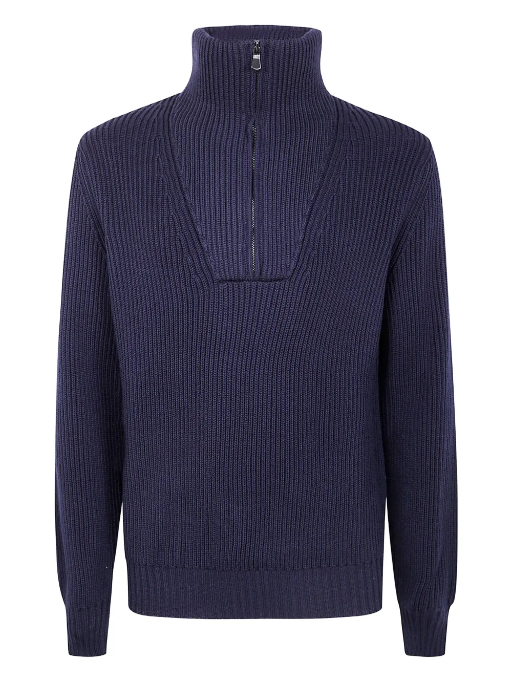 Filippo De Laurentiis Half Zip Sweater Clothing In Blue