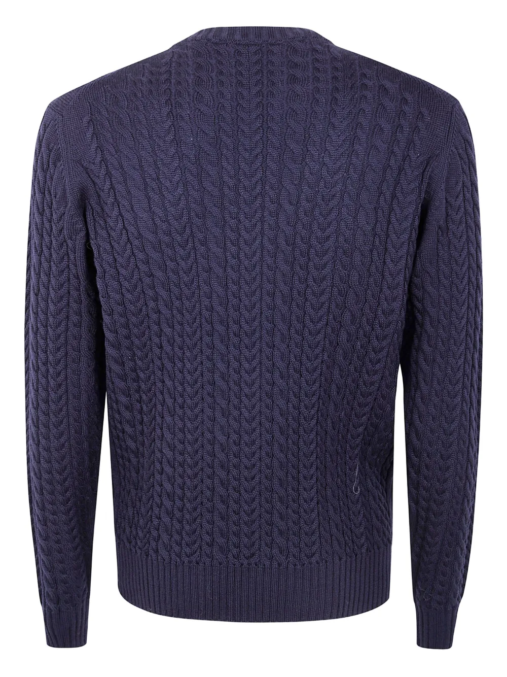 Filippo De Laurentiis cable-knit merino-wool sweater - Blauw