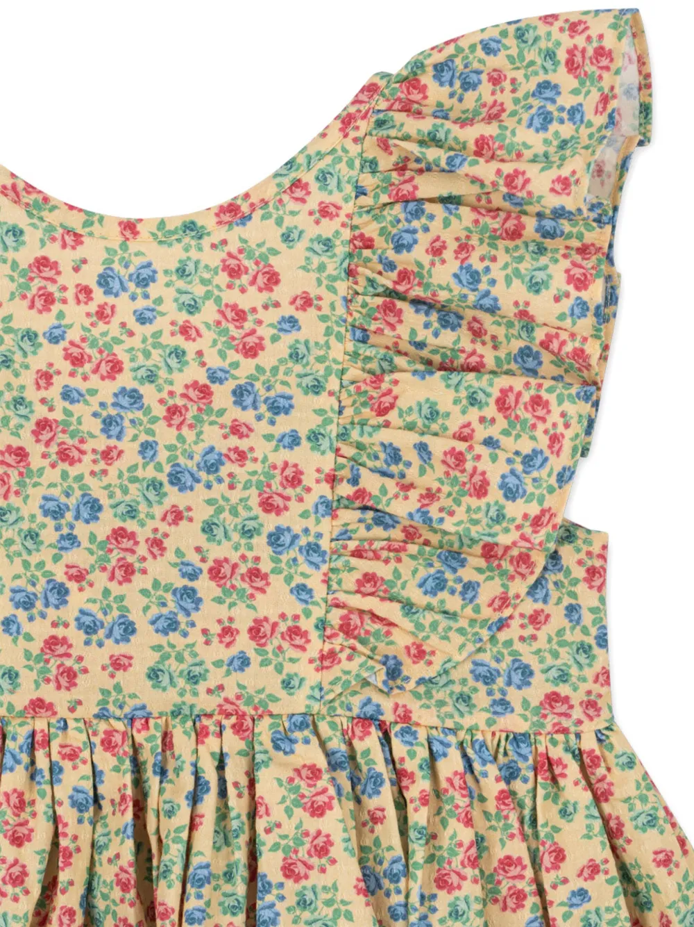 Konges Sløjd Cianna ruffled dress Geel