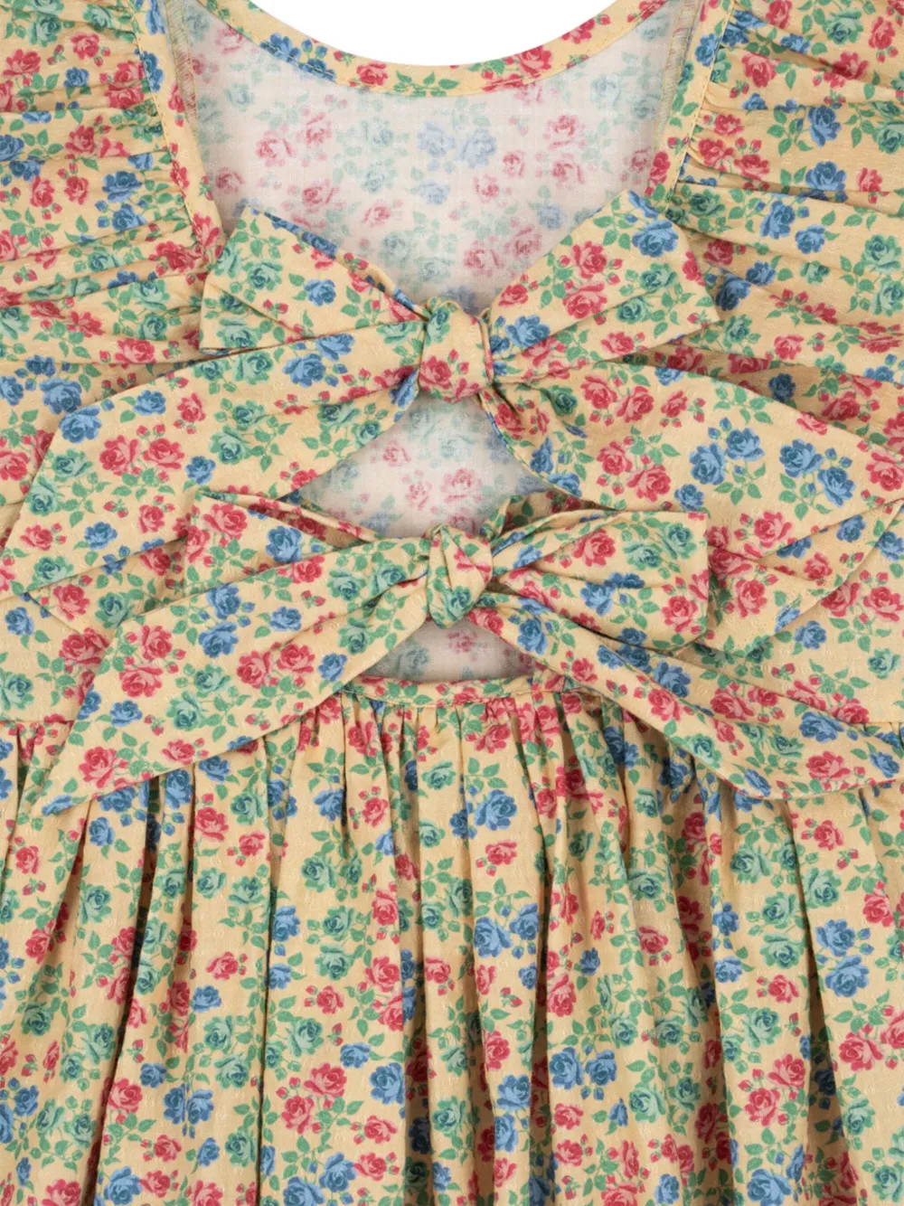 Konges Sløjd Cianna ruffled dress Geel