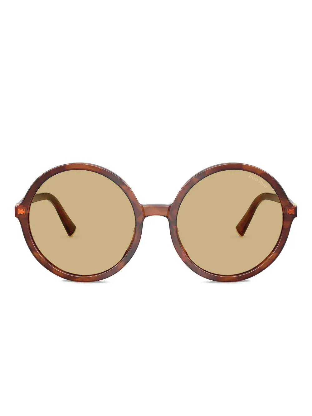 Miu Miu Eyewear round-frame sunglasses | Brown | Image 1