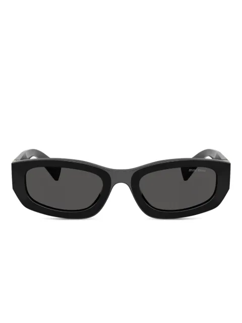 Miu Miu Eyewear logo-plaque rectangle sunglasses