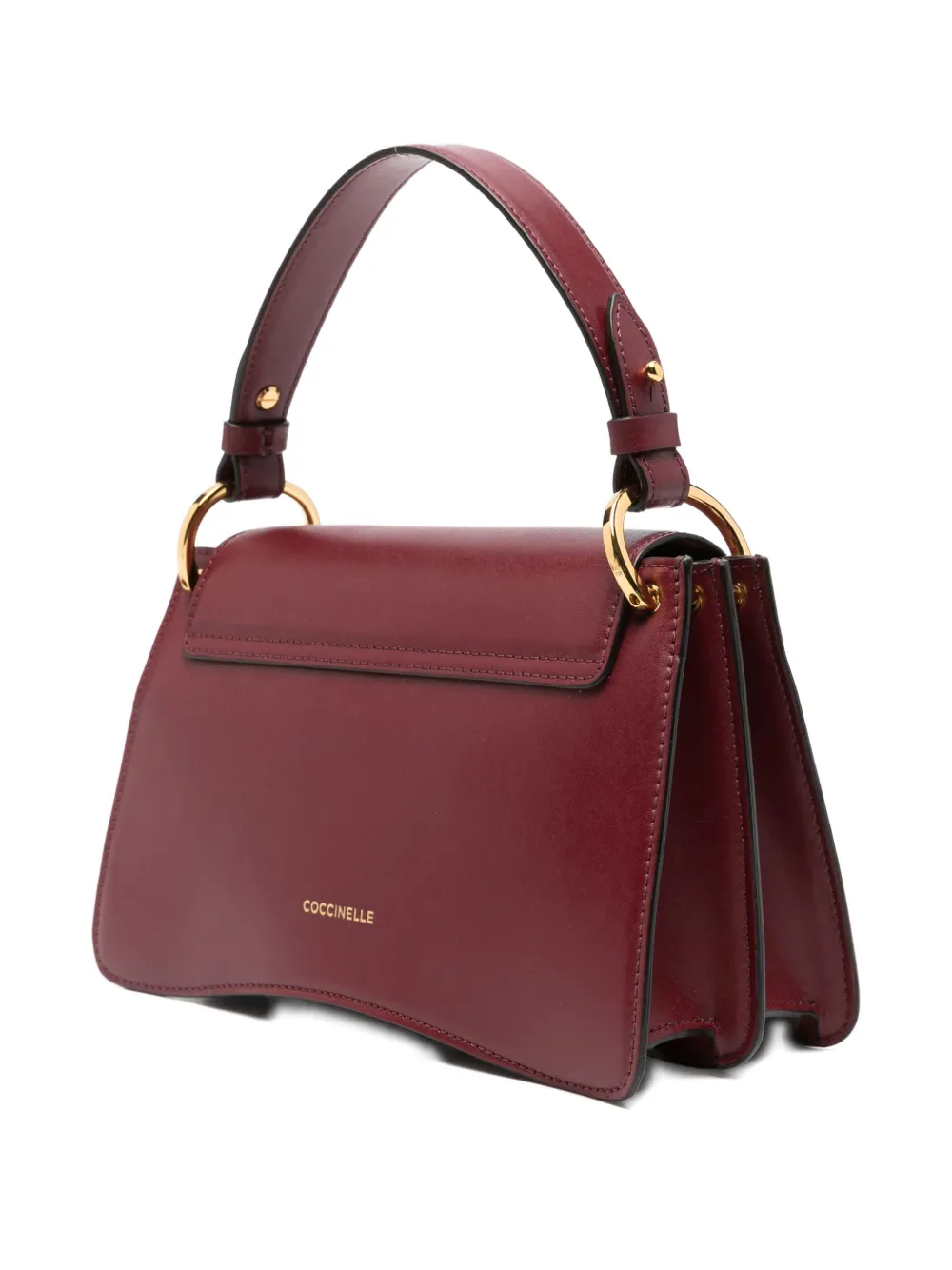 Coccinelle Leather Shoulder Bag In Red