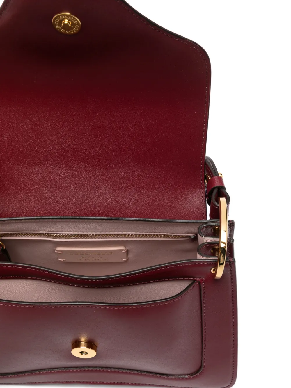 Coccinelle Leather Shoulder Bag In Red