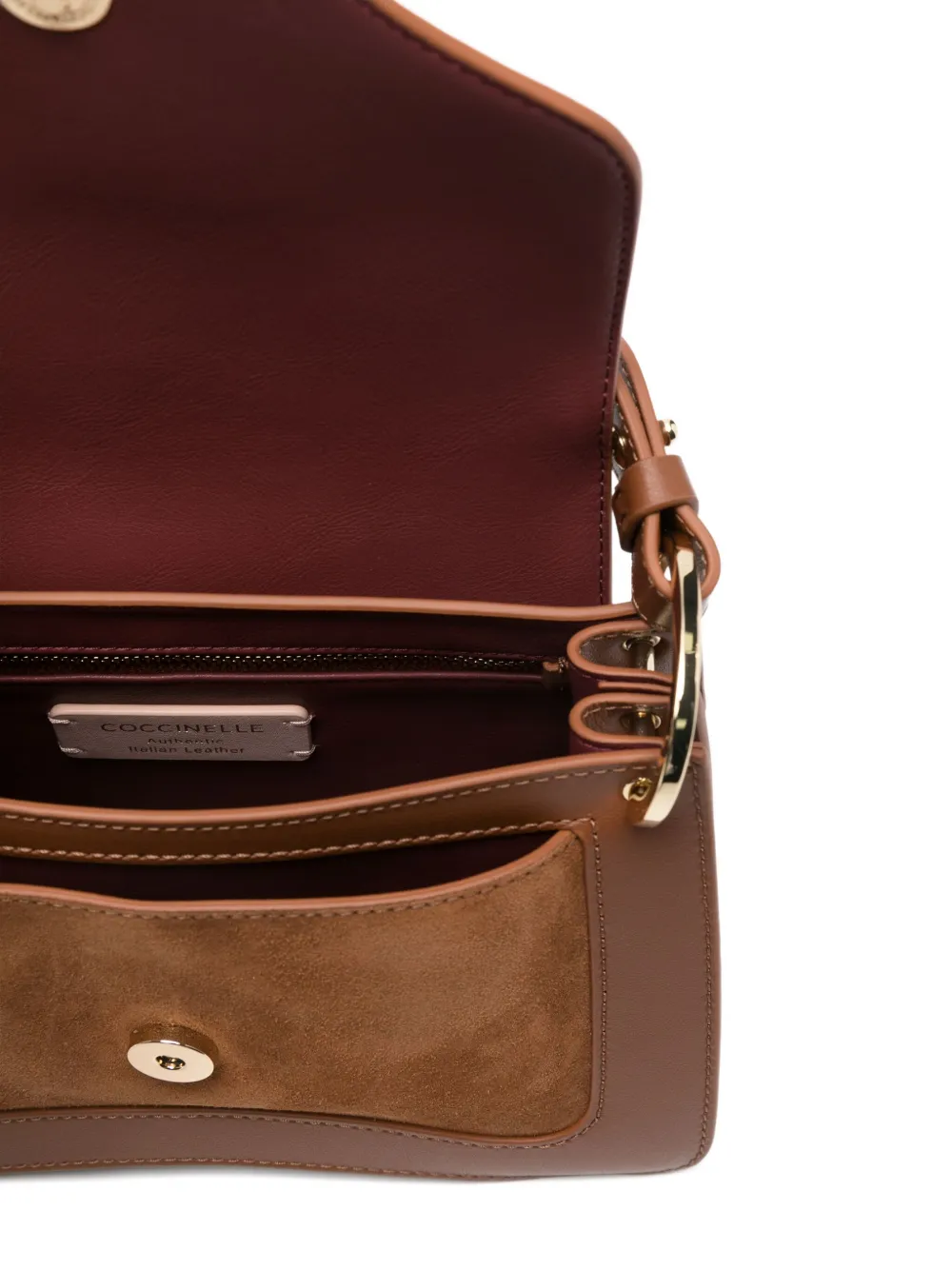 Coccinelle Leren schoudertas Bruin