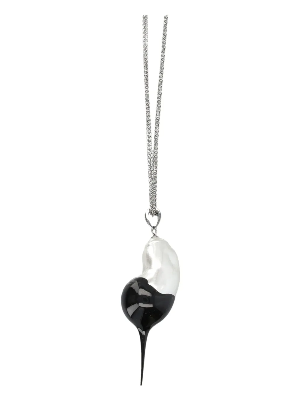Ottolinger pearl drop-design necklace - Zwart