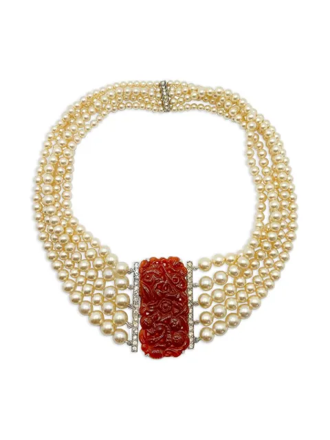 Jennifer Gibson Jewellery Eisenberg & Sons 1940s pearls necklace