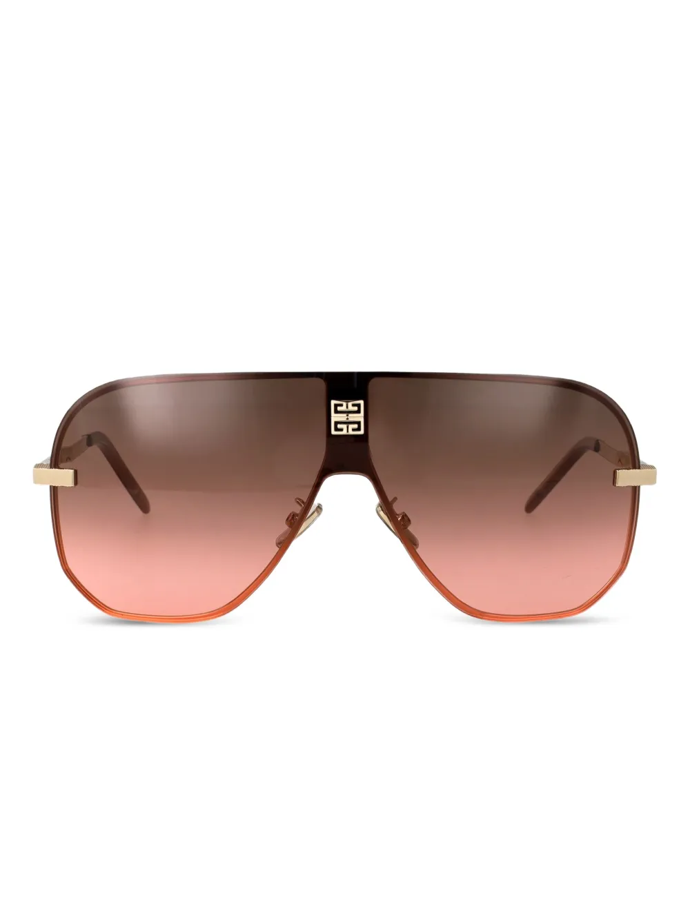 Givenchy Eyewear 4GEM pilot sunglasses - イエロー Givenchy Eyewear 4GEM pilot sunglasses - イエロー