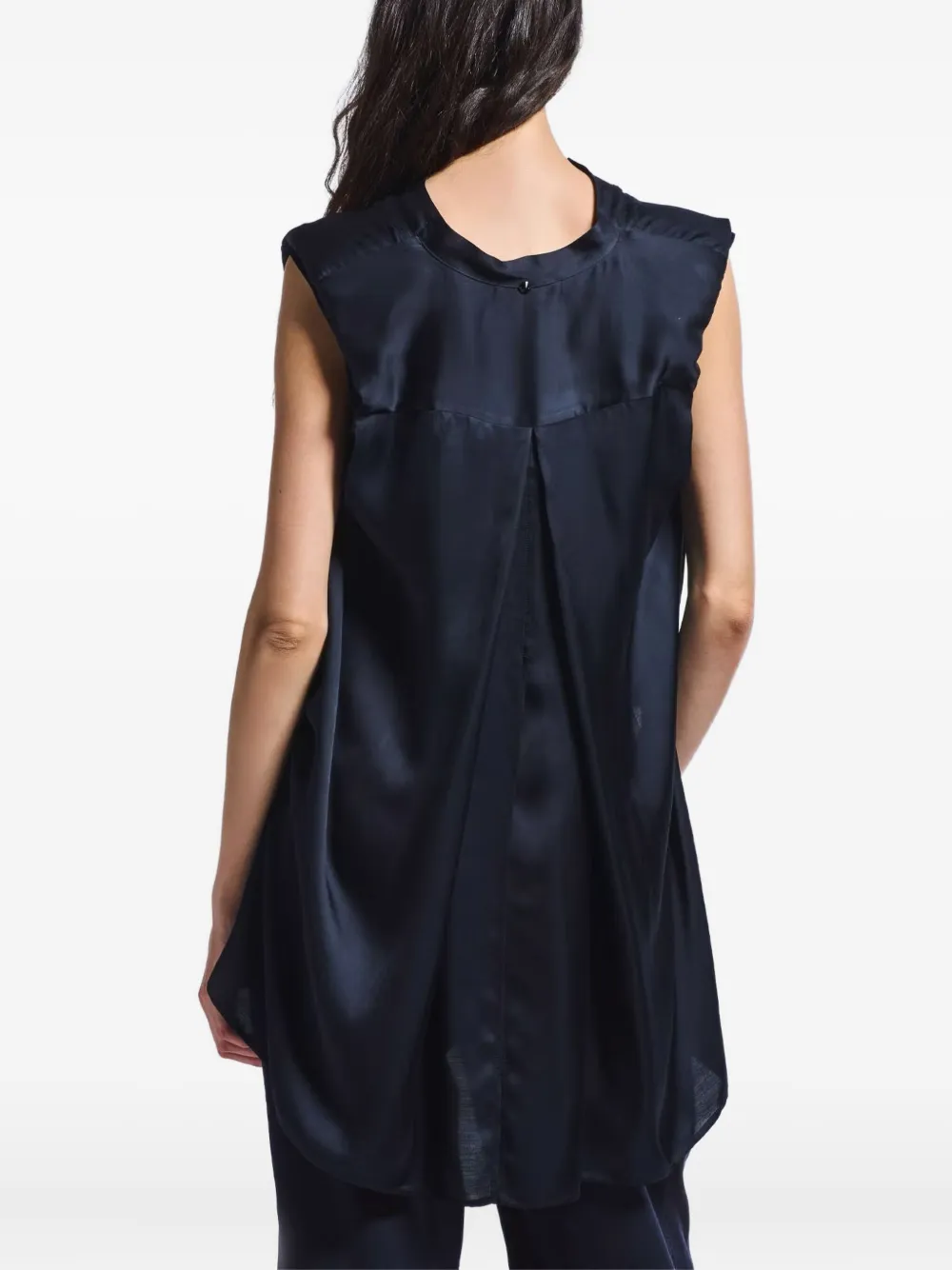 High Assume Blouse In Blue