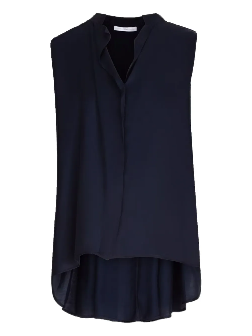 High Assume Blouse In Blue