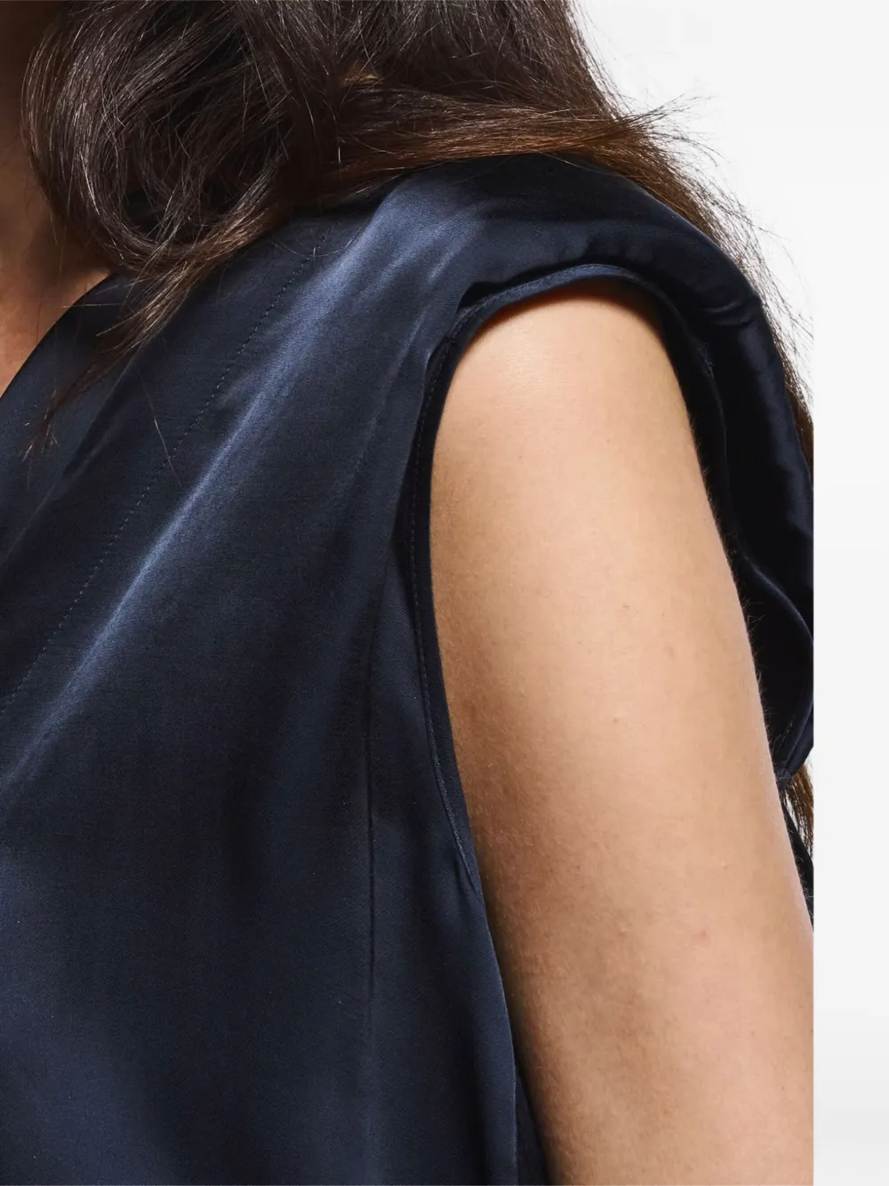 High Assume Blouse In Blue